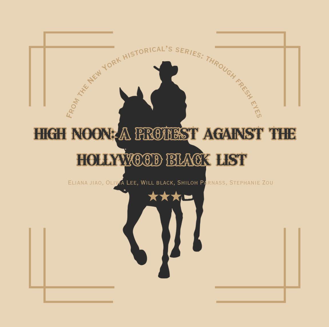 sillouette of a man on a horse cover for podcast